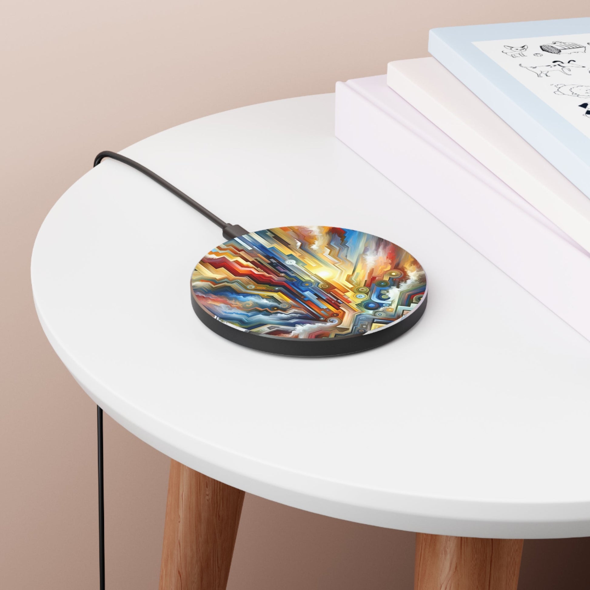 Unity Abstract Vibrancy Wireless Charger - ATUH.ART