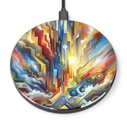 Unity Abstract Vibrancy Wireless Charger - ATUH.ART