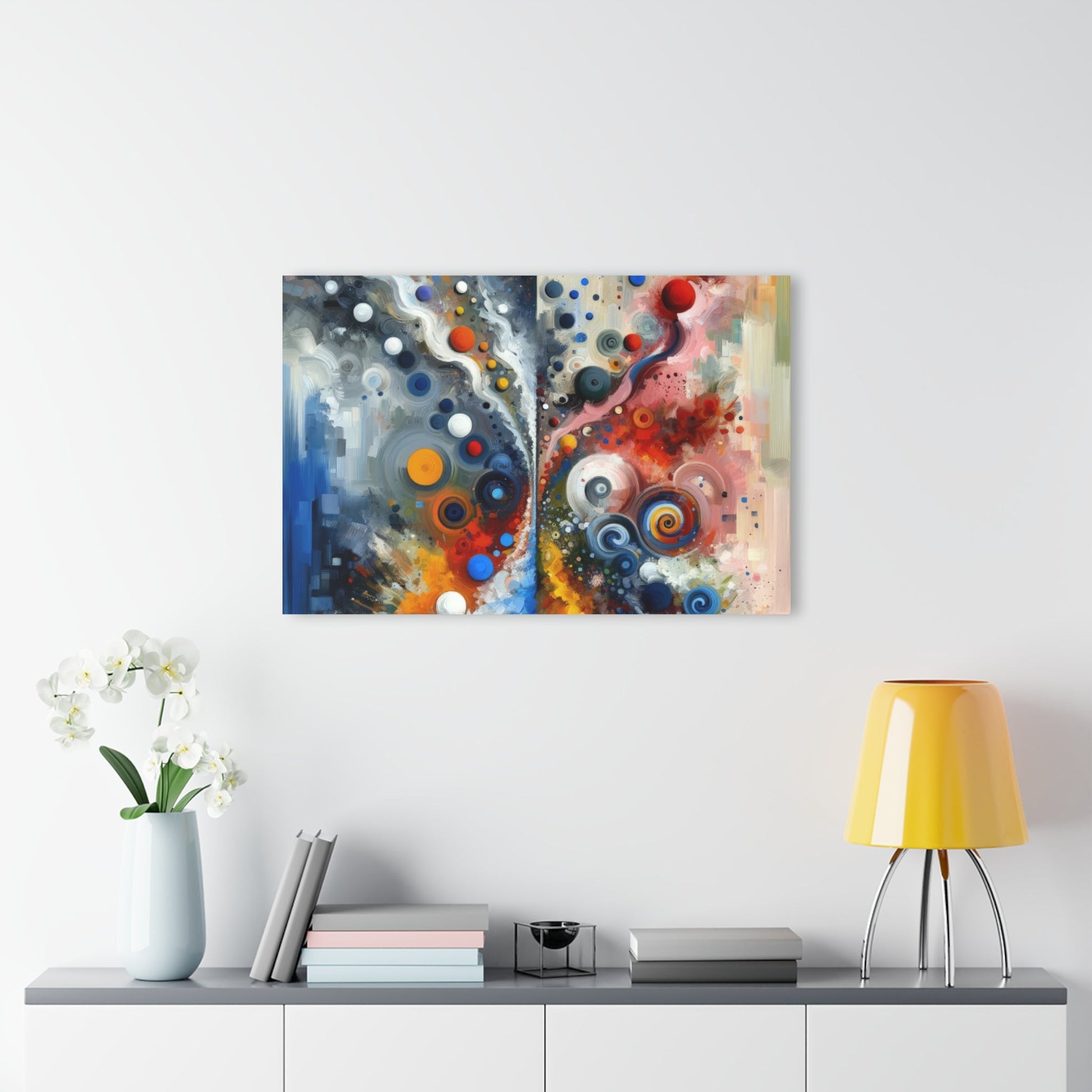Unity Duality Abstraction Acrylic Prints (French Cleat Hanging) - ATUH.ART