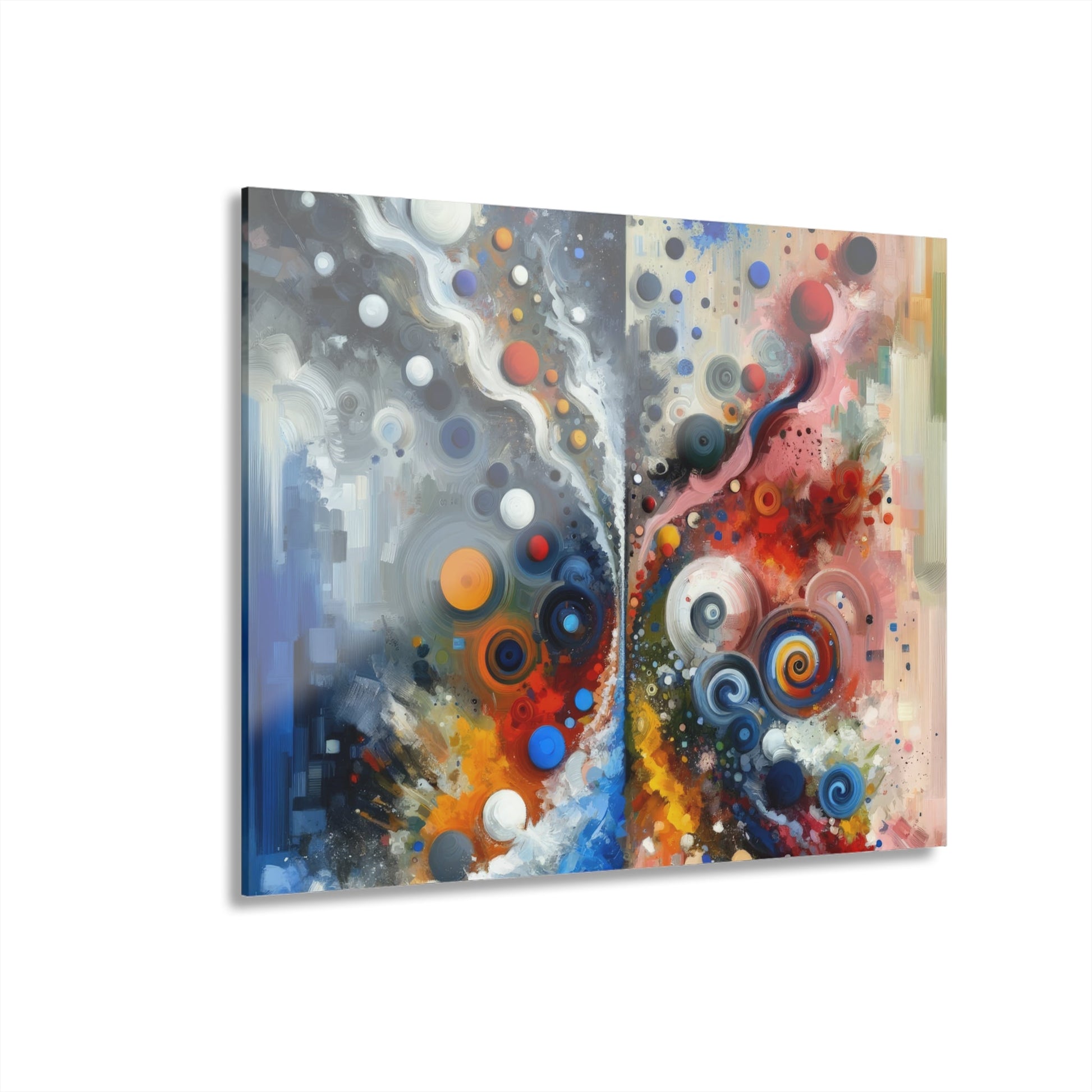 Unity Duality Abstraction Acrylic Prints (French Cleat Hanging) - ATUH.ART