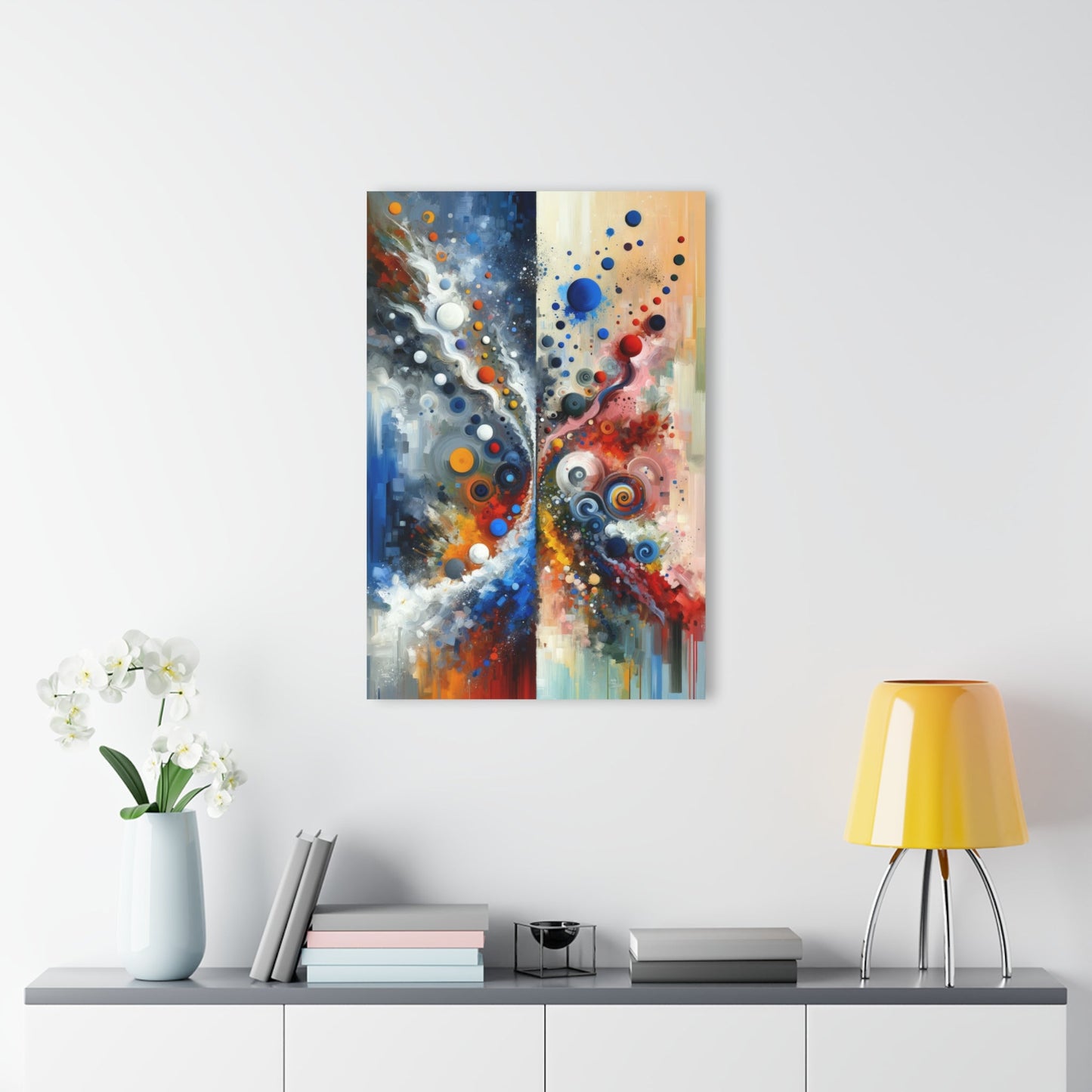 Unity Duality Abstraction Acrylic Prints (French Cleat Hanging) - ATUH.ART