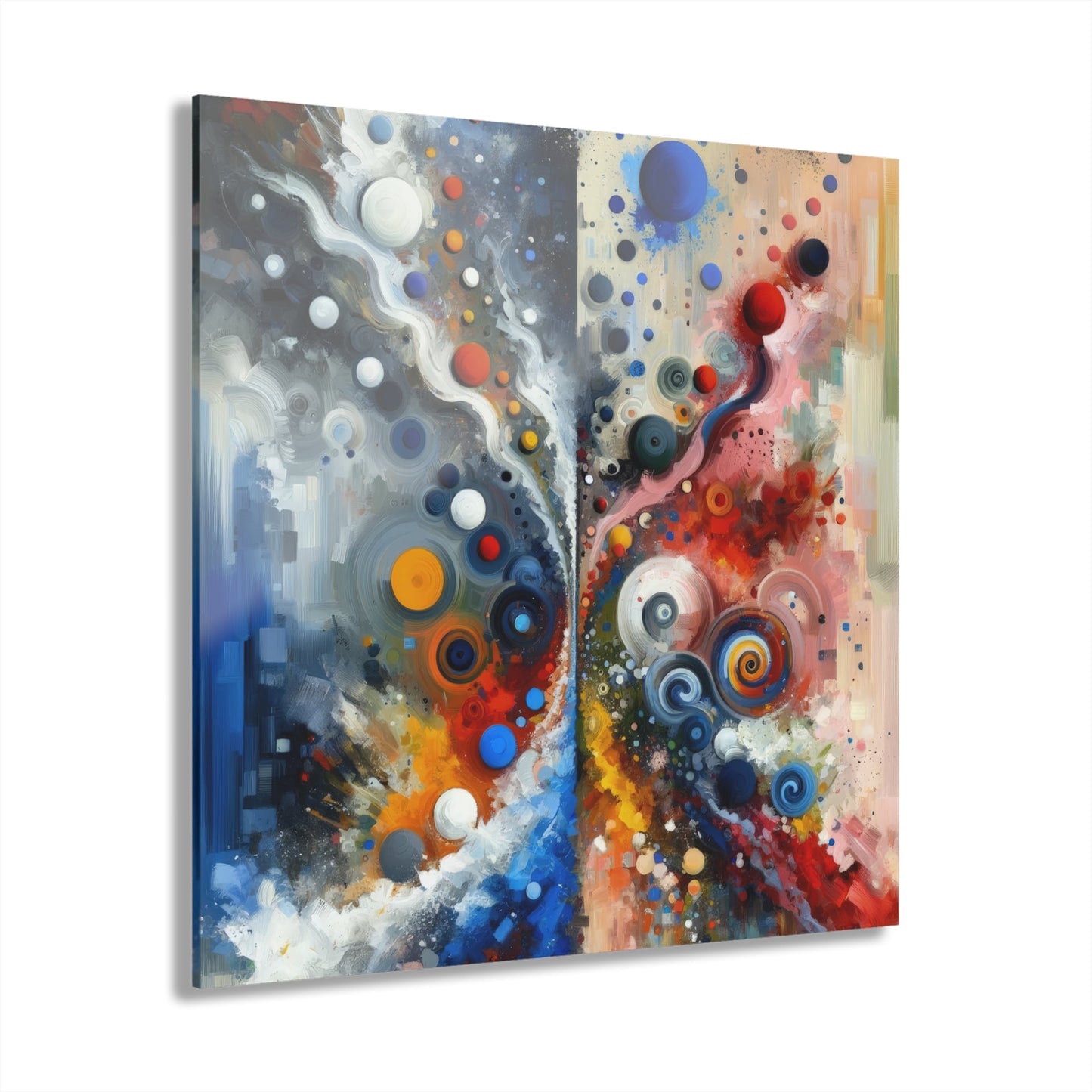 Unity Duality Abstraction Acrylic Prints (French Cleat Hanging) - ATUH.ART