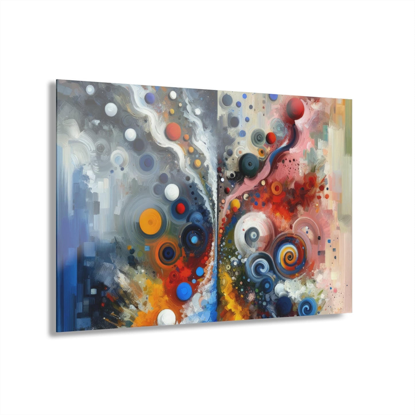 Unity Duality Abstraction Acrylic Prints (French Cleat Hanging) - ATUH.ART