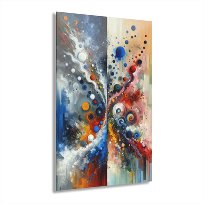 Unity Duality Abstraction Acrylic Prints (French Cleat Hanging) - ATUH.ART