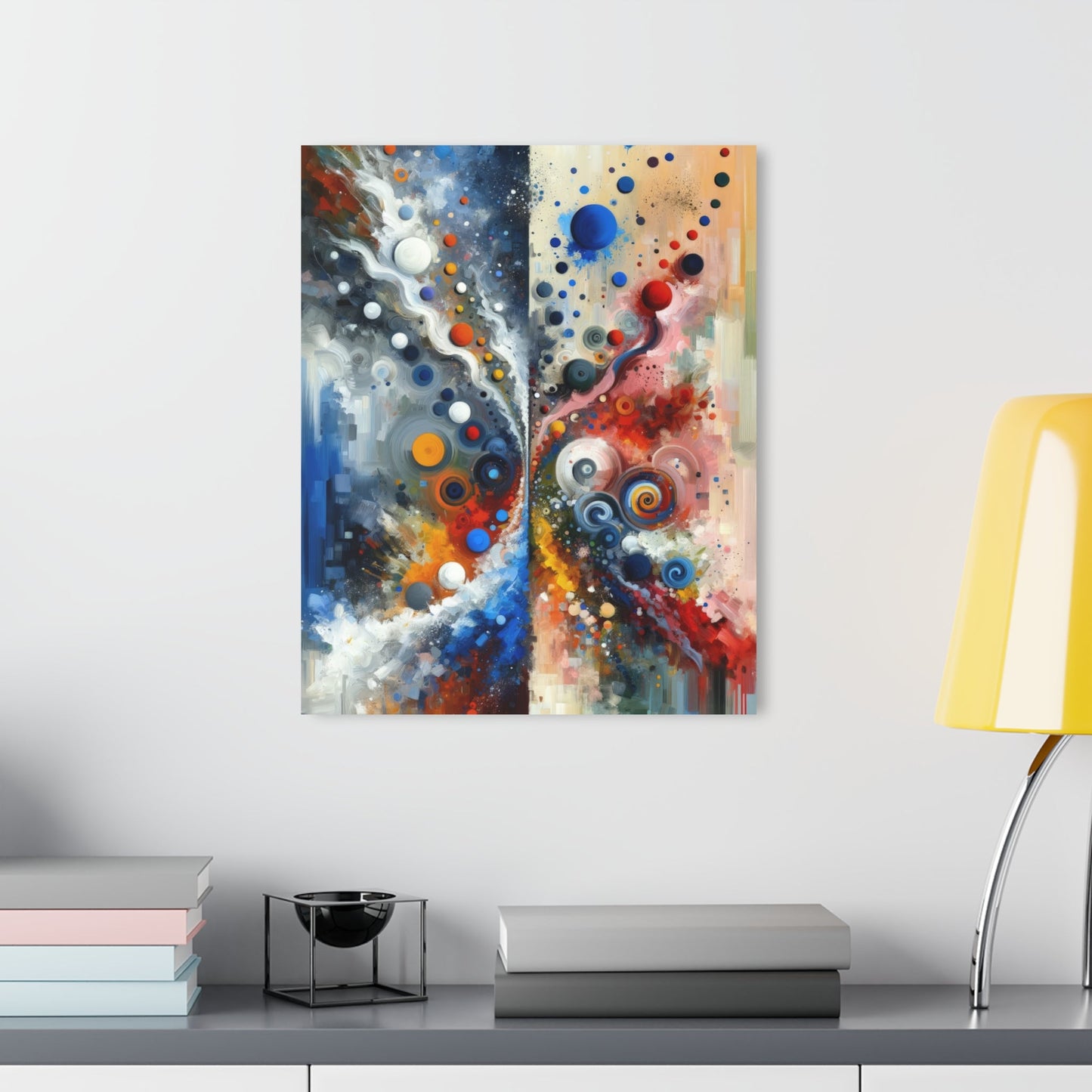 Unity Duality Abstraction Acrylic Prints (French Cleat Hanging) - ATUH.ART