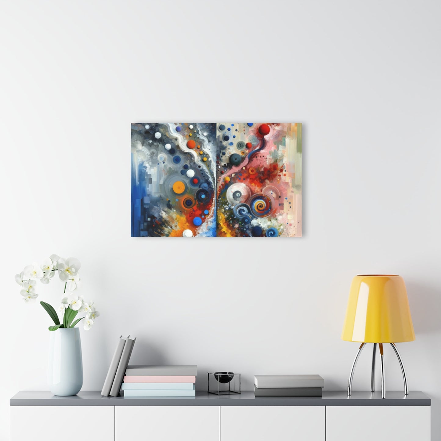Unity Duality Abstraction Acrylic Prints (French Cleat Hanging) - ATUH.ART