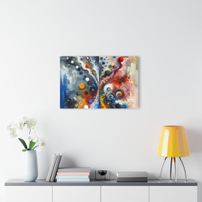 Unity Duality Abstraction Acrylic Prints (French Cleat Hanging) - ATUH.ART
