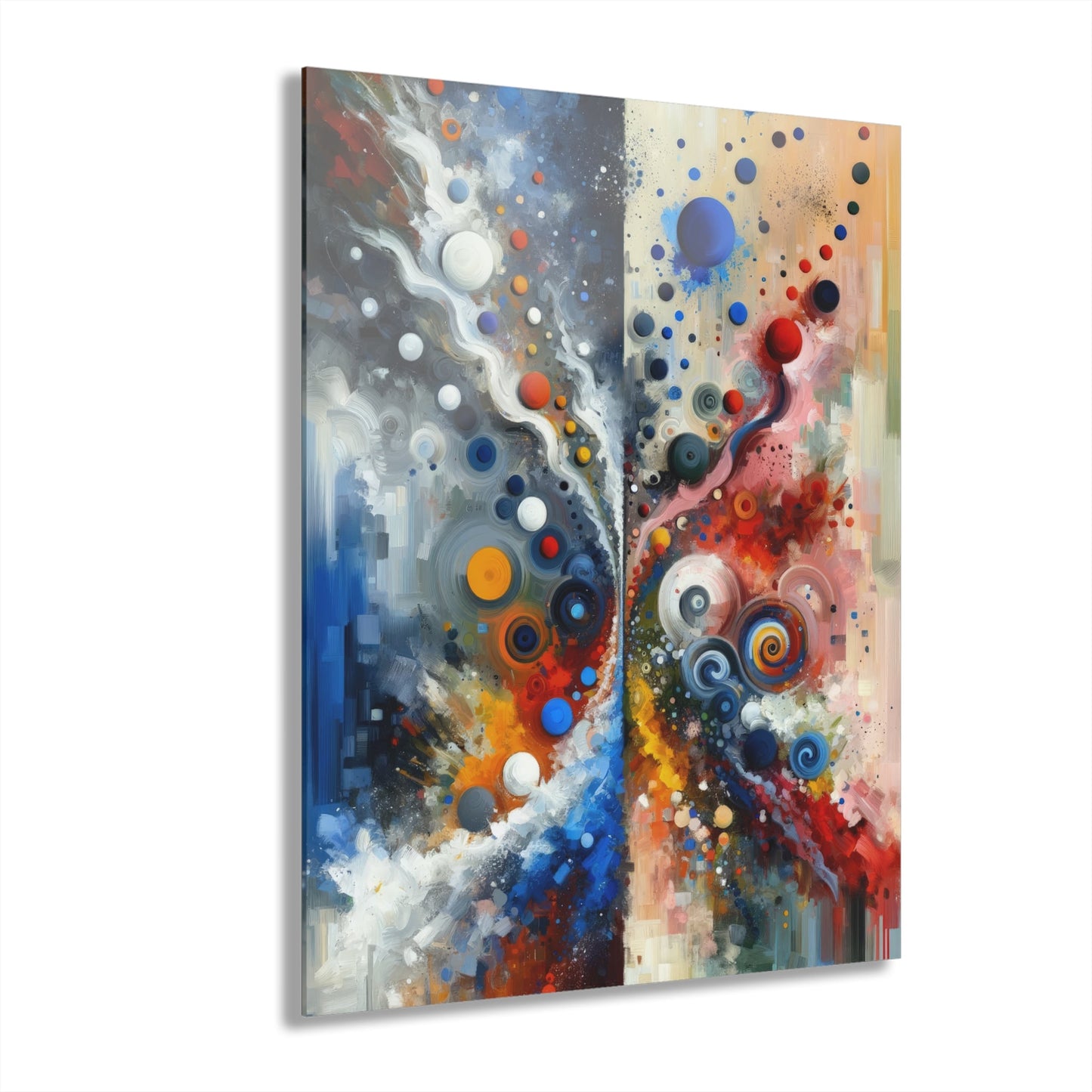 Unity Duality Abstraction Acrylic Prints (French Cleat Hanging) - ATUH.ART