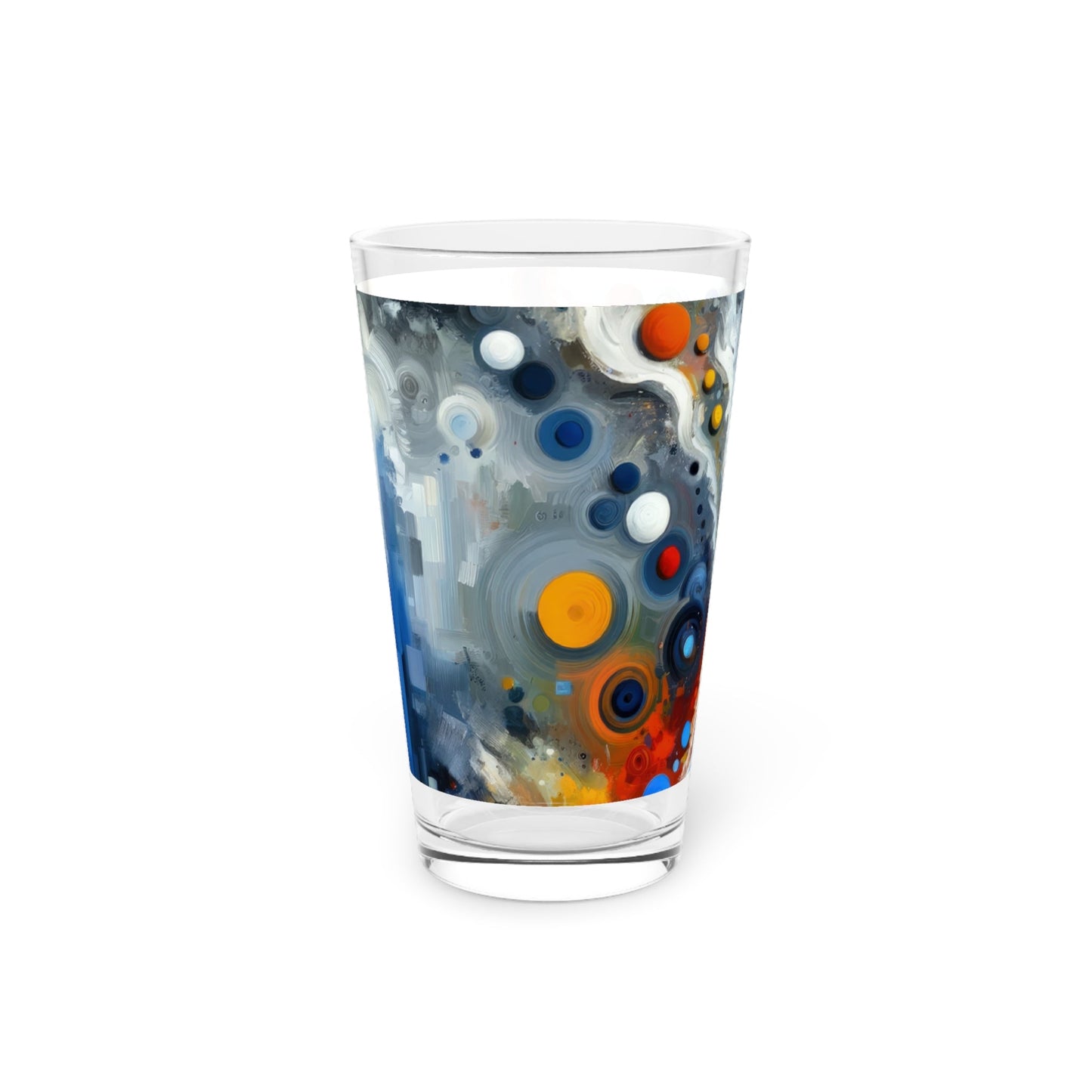 Unity Duality Abstraction Pint Glass, 16oz - ATUH.ART