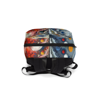 Unity Duality Abstraction Unisex Classic Backpack - ATUH.ART