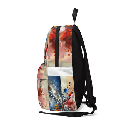 Unity Duality Abstraction Unisex Classic Backpack - ATUH.ART