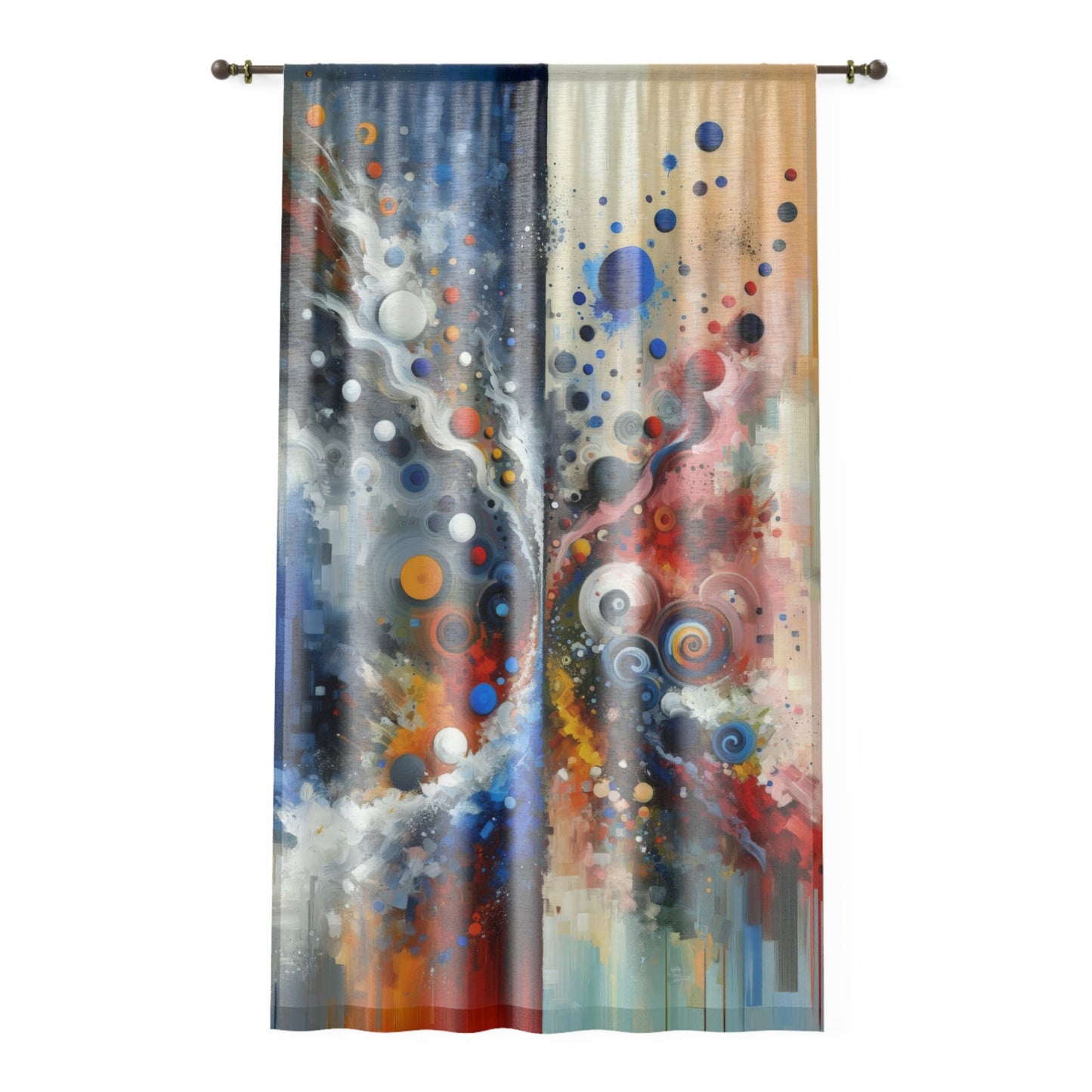 Unity Duality Abstraction Window Curtain - ATUH.ART