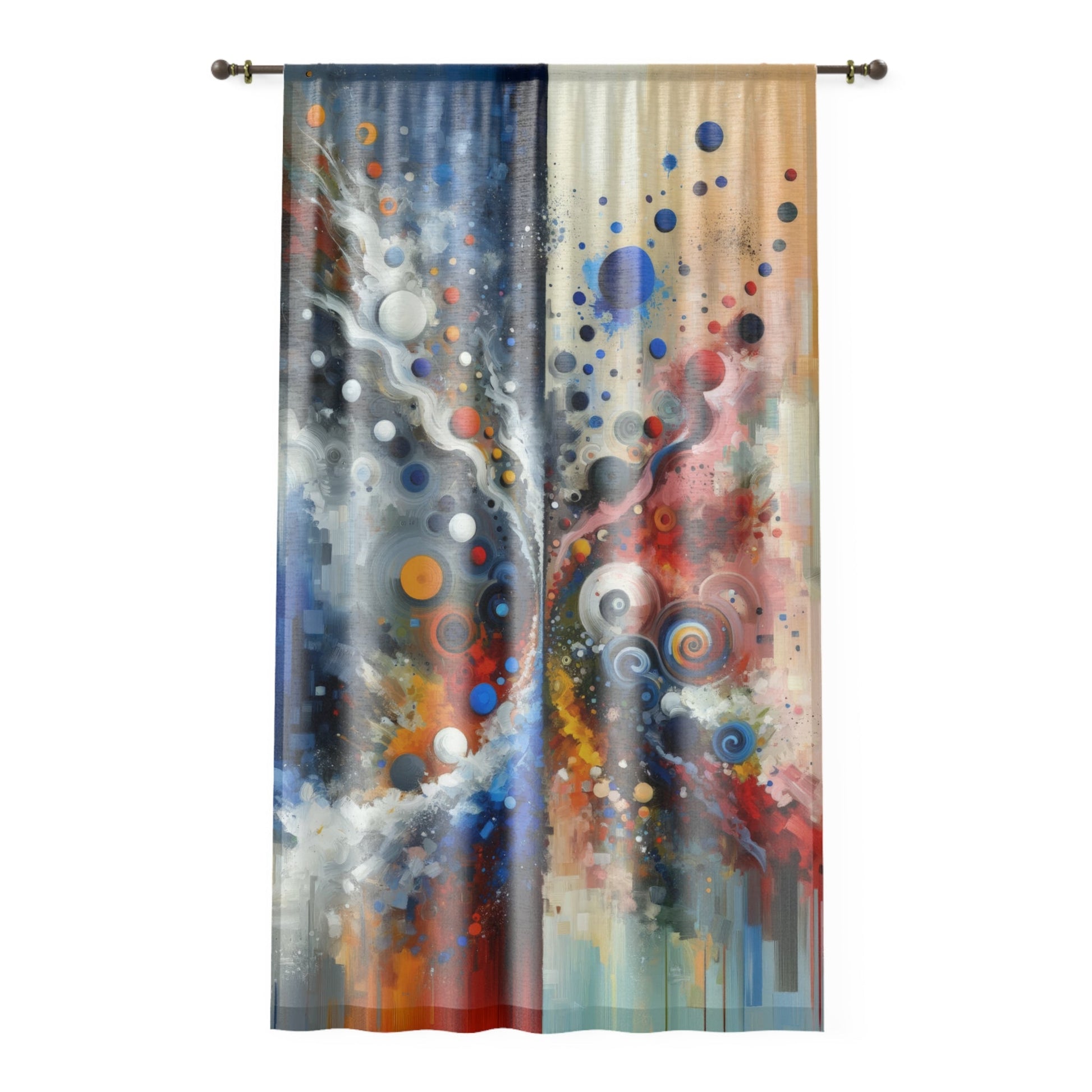 Unity Duality Abstraction Window Curtain - ATUH.ART