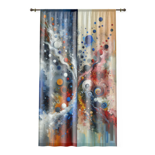 Unity Duality Abstraction Window Curtain - ATUH.ART