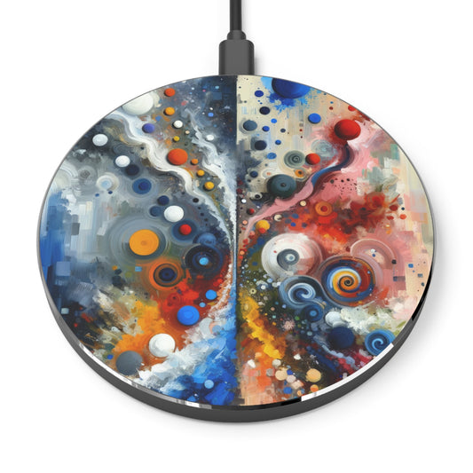 Unity Duality Abstraction Wireless Charger - ATUH.ART