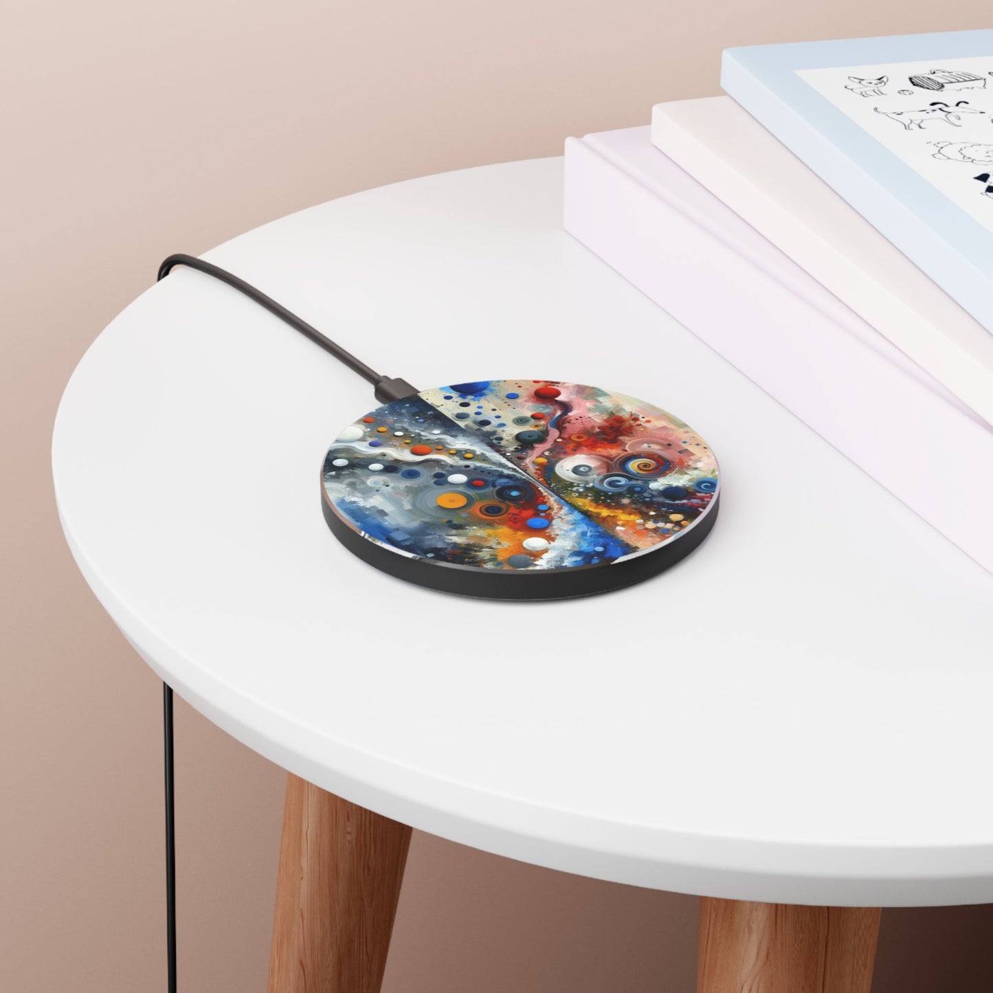 Unity Duality Abstraction Wireless Charger - ATUH.ART