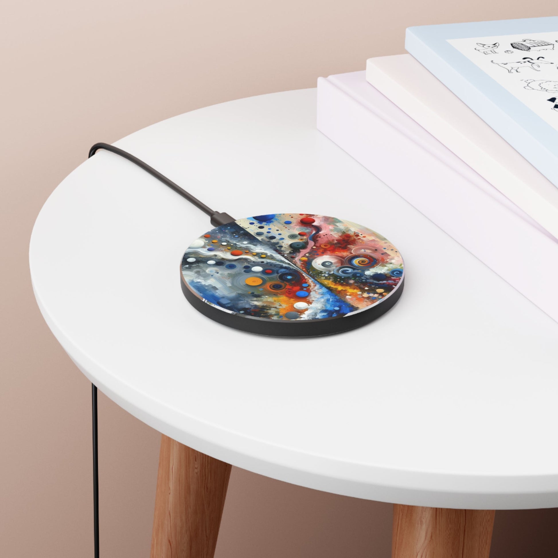 Unity Duality Abstraction Wireless Charger - ATUH.ART