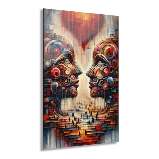 Unity Heartfelt Communication Acrylic Prints (French Cleat Hanging) - ATUH.ART