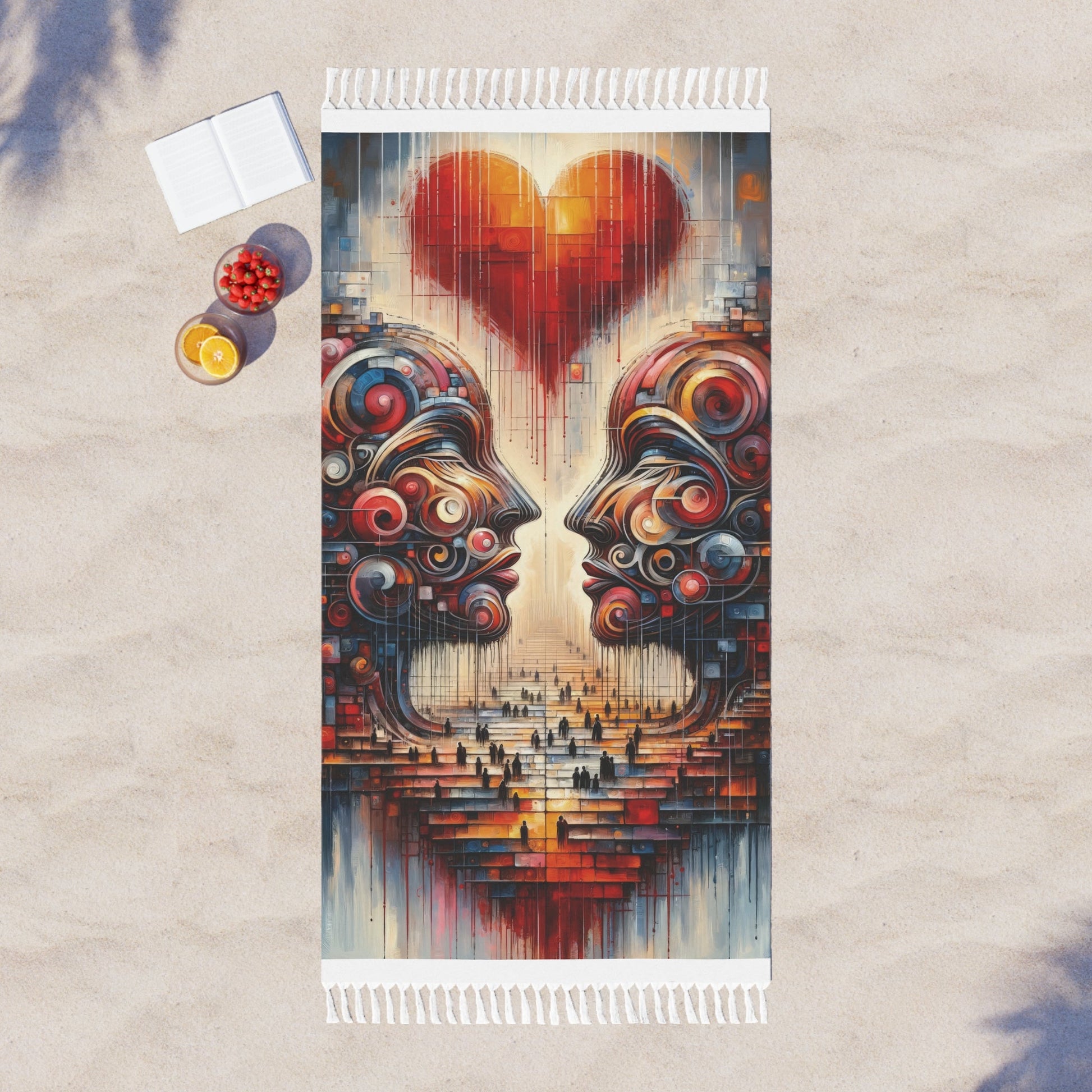 Unity Heartfelt Communication Boho Beach Cloth - ATUH.ART