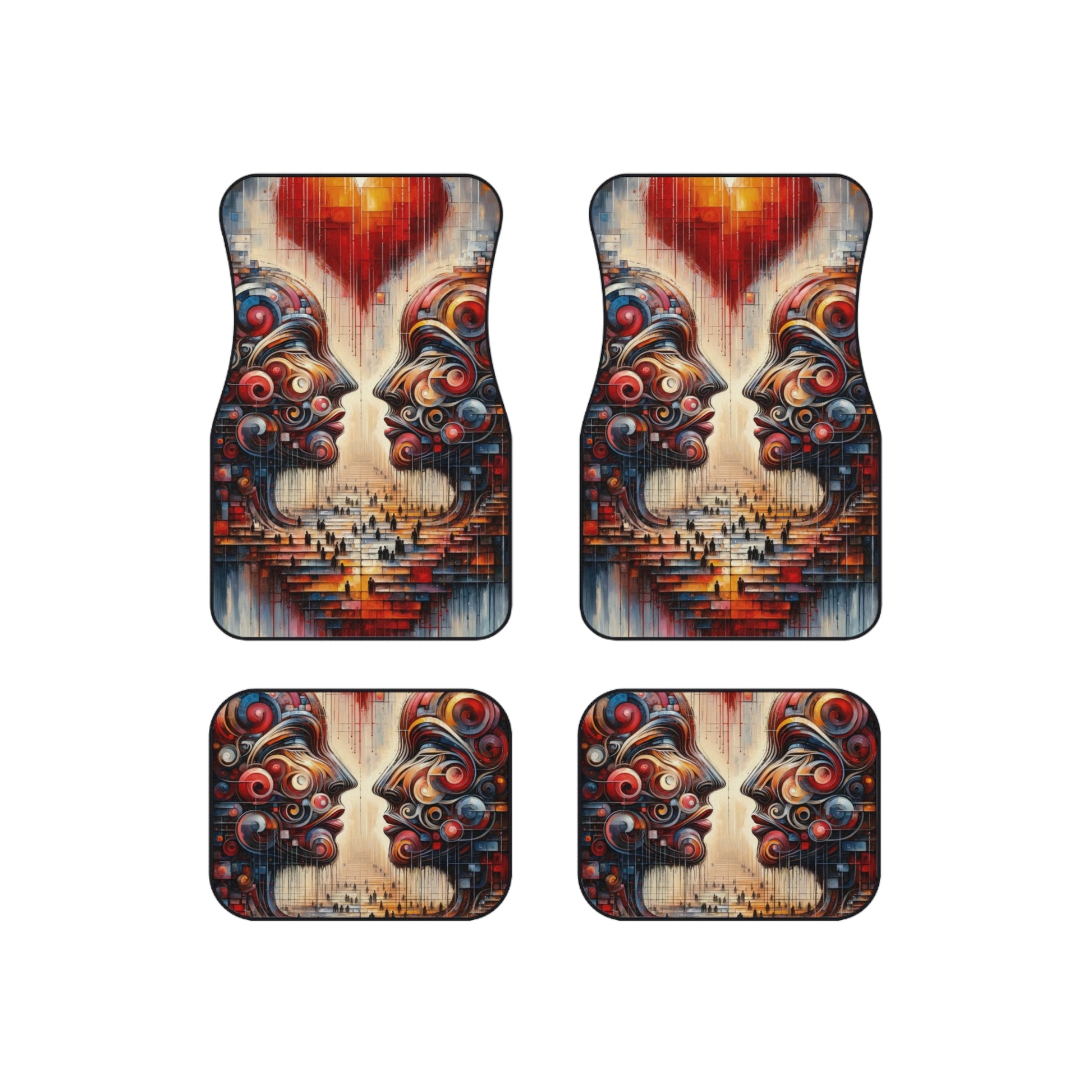 Unity Heartfelt Communication Car Mats (Set of 4) - ATUH.ART