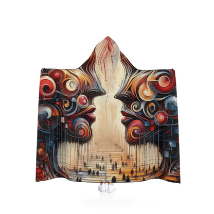 Unity Heartfelt Communication Hooded Blanket - ATUH.ART