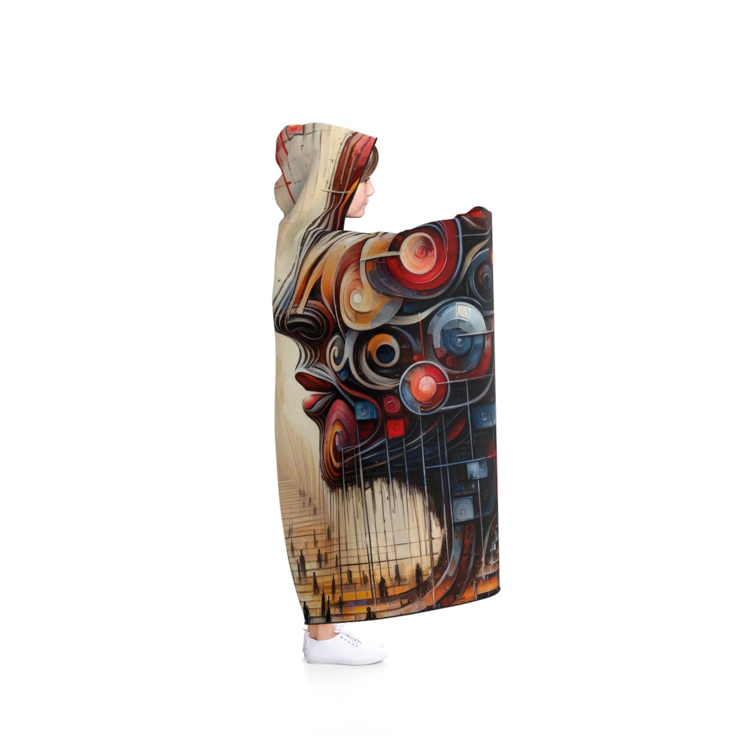 Unity Heartfelt Communication Hooded Blanket - ATUH.ART