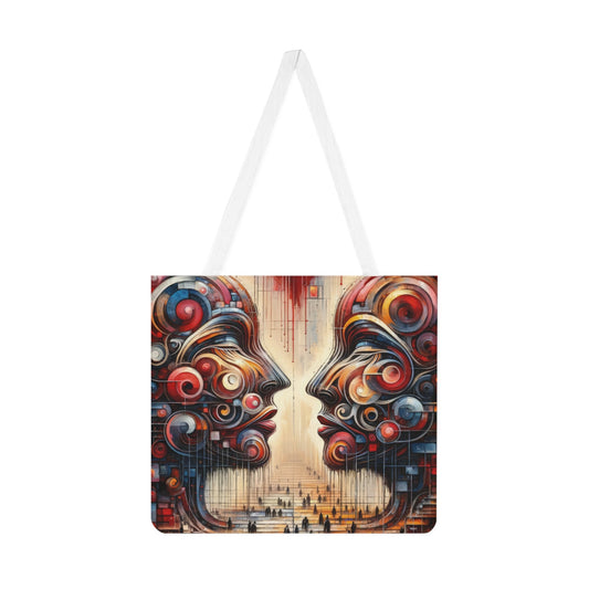 Unity Heartfelt Communication Shoulder Tote Bag (AOP) - ATUH.ART