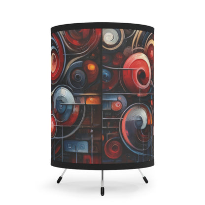Unity Heartfelt Communication Tripod Lamp with High-Res Printed Shade, US\CA plug - ATUH.ART