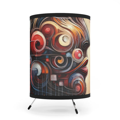 Unity Heartfelt Communication Tripod Lamp with High-Res Printed Shade, US\CA plug - ATUH.ART