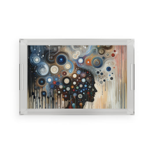 Universal Personal Tachism Acrylic Serving Tray - ATUH.ART