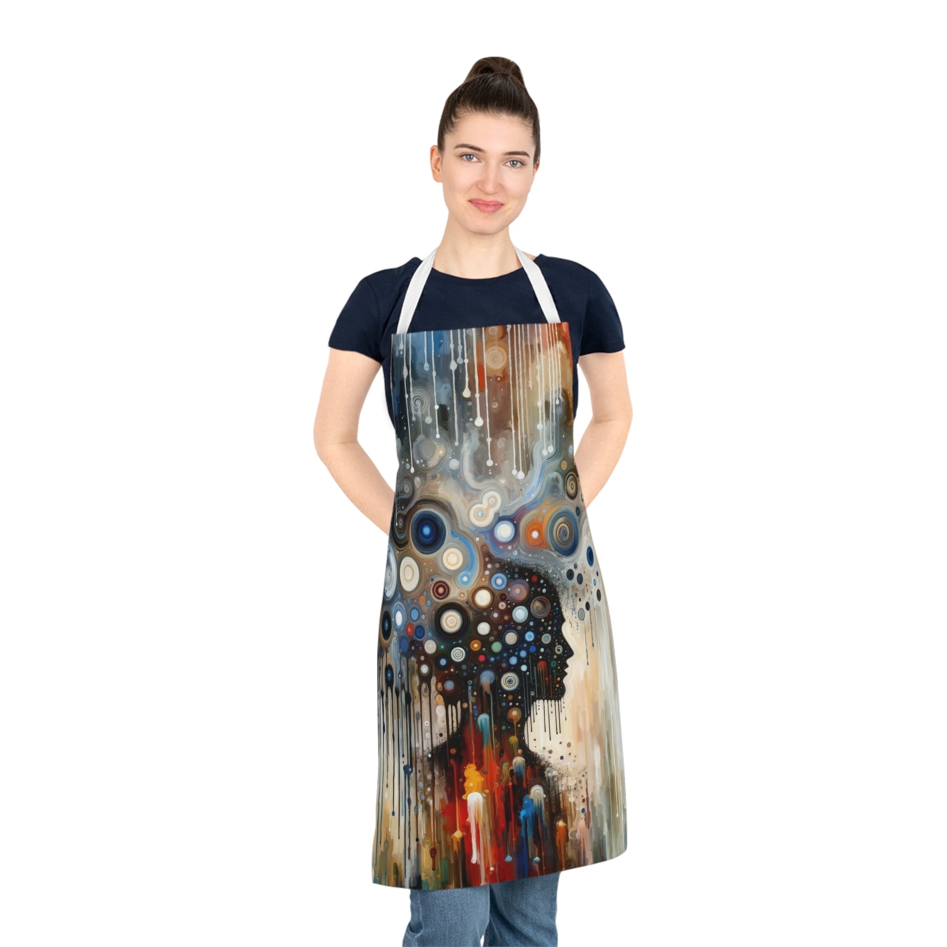 Universal Personal Tachism Adult Apron (AOP) - ATUH.ART
