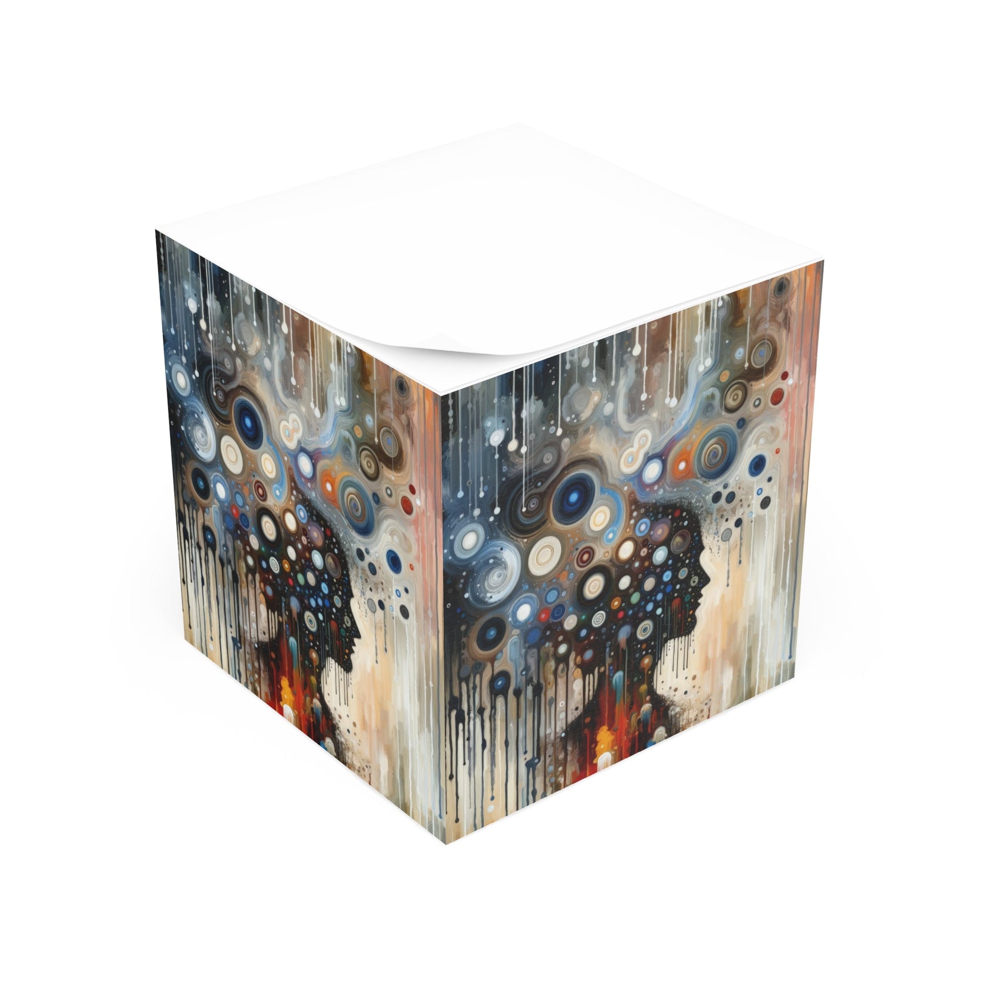 Universal Personal Tachism Note Cube - ATUH.ART