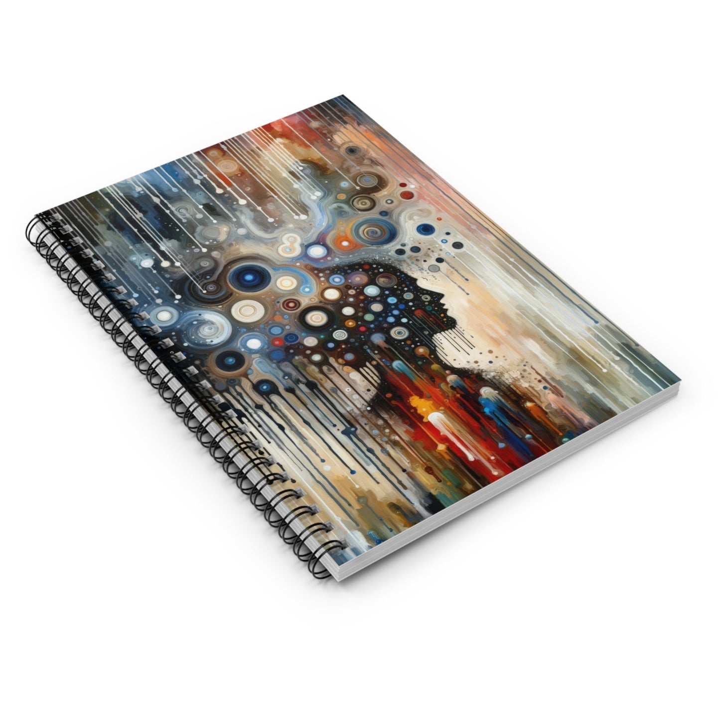 Universal Personal Tachism Spiral Notebook - Ruled Line - ATUH.ART