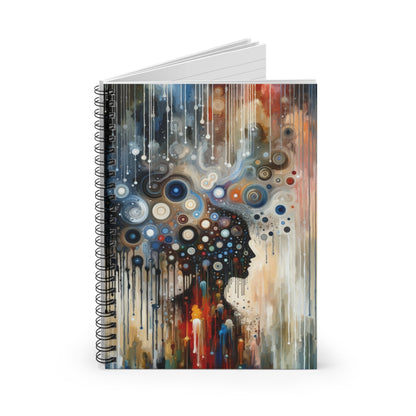 Universal Personal Tachism Spiral Notebook - Ruled Line - ATUH.ART