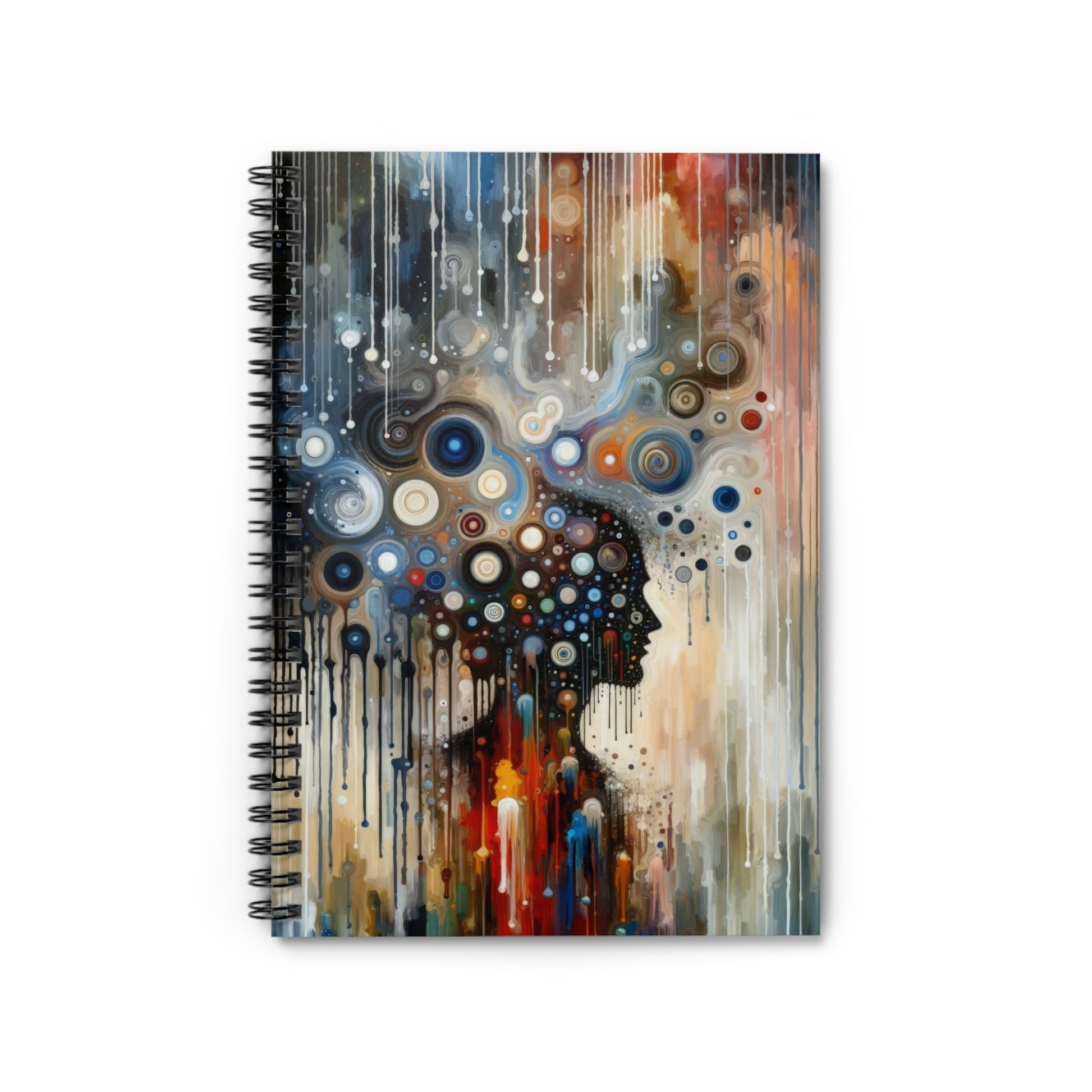 Universal Personal Tachism Spiral Notebook - Ruled Line - ATUH.ART