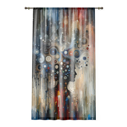Universal Personal Tachism Window Curtain - ATUH.ART