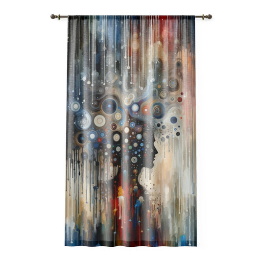 Universal Personal Tachism Window Curtain - ATUH.ART