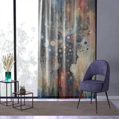 Universal Personal Tachism Window Curtain - ATUH.ART