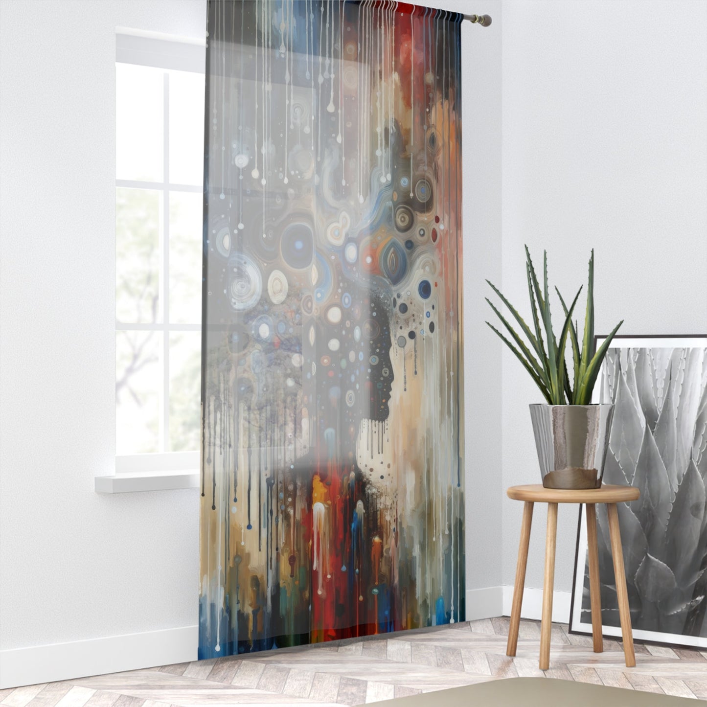 Universal Personal Tachism Window Curtain - ATUH.ART