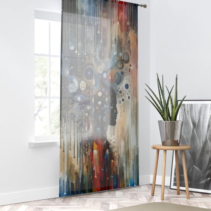 Universal Personal Tachism Window Curtain - ATUH.ART