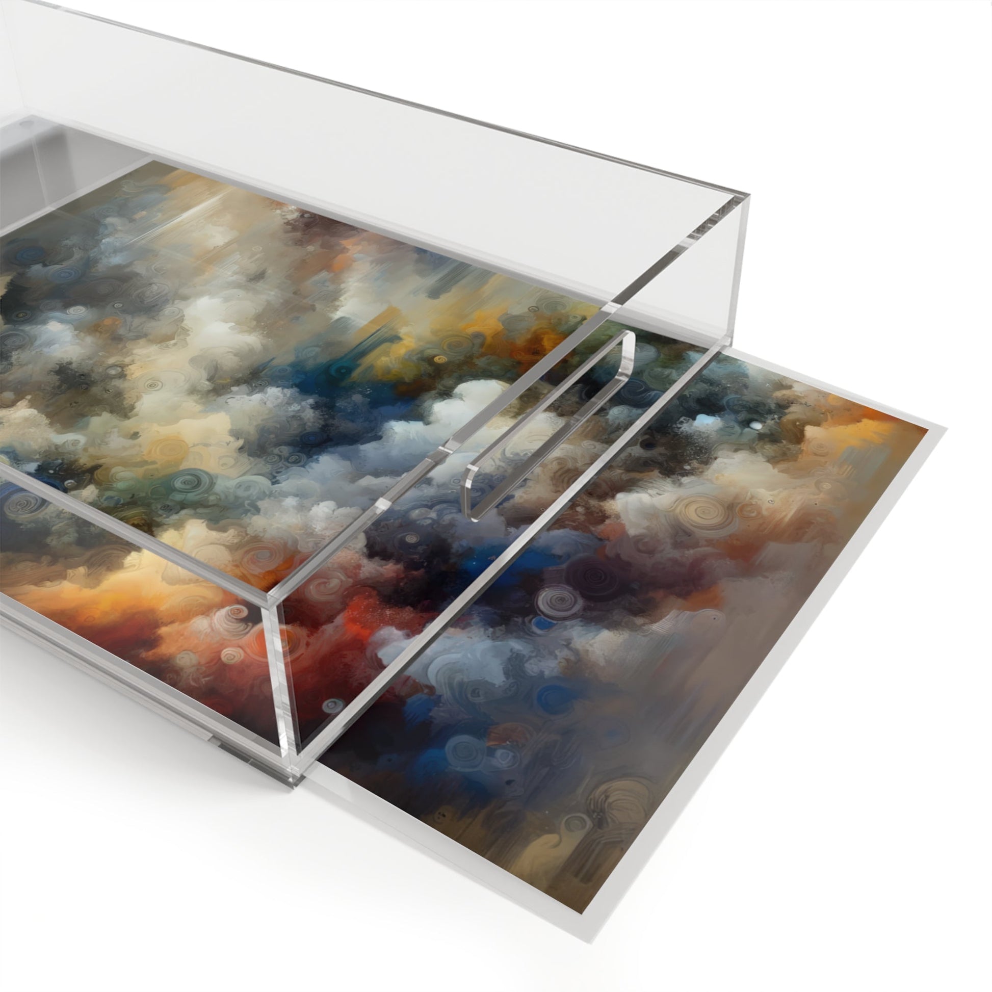 Unspoken Symphony Ethereal Acrylic Serving Tray - ATUH.ART