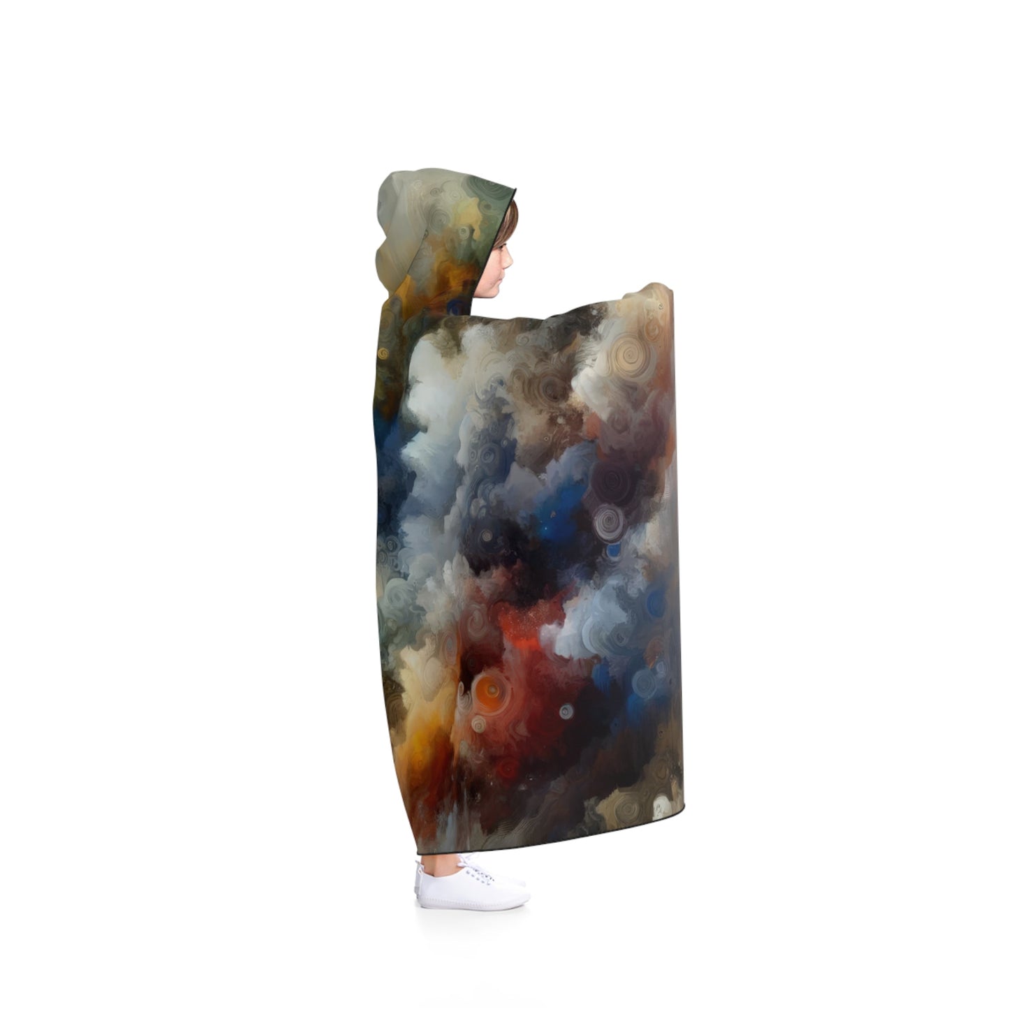 Unspoken Symphony Ethereal Hooded Blanket - ATUH.ART