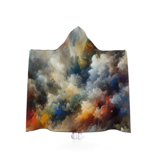 Unspoken Symphony Ethereal Hooded Blanket - ATUH.ART