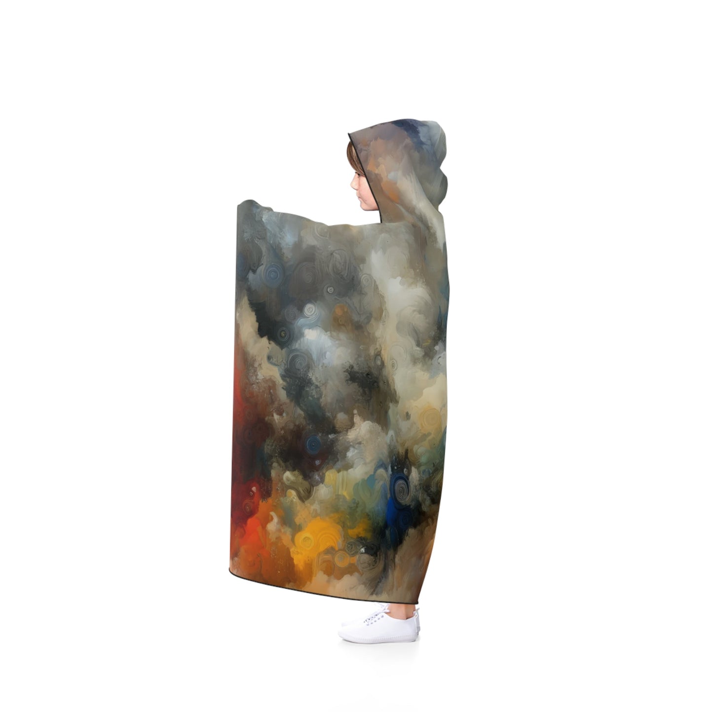 Unspoken Symphony Ethereal Hooded Blanket - ATUH.ART