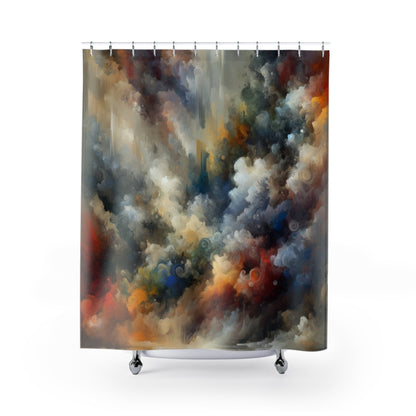 Unspoken Symphony Ethereal Shower Curtains - ATUH.ART