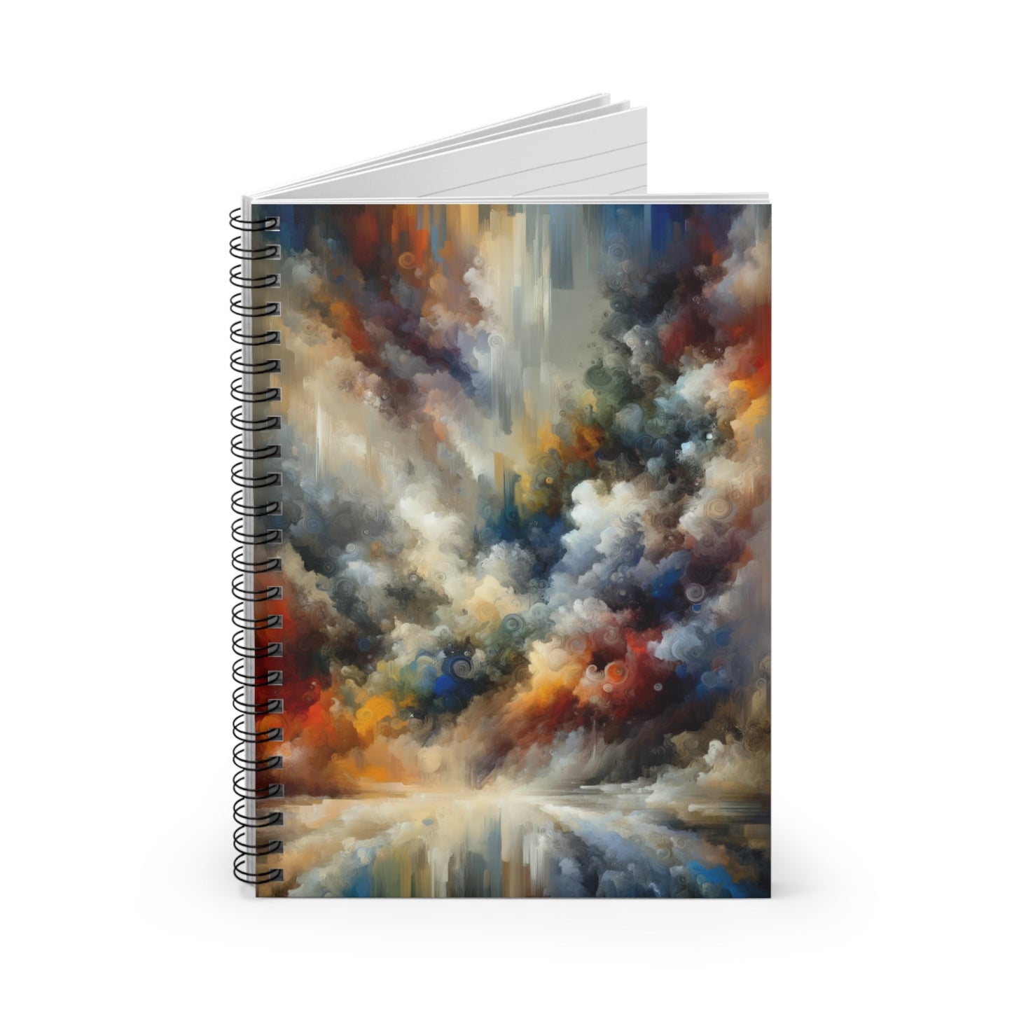 Unspoken Symphony Ethereal Spiral Notebook - Ruled Line - ATUH.ART