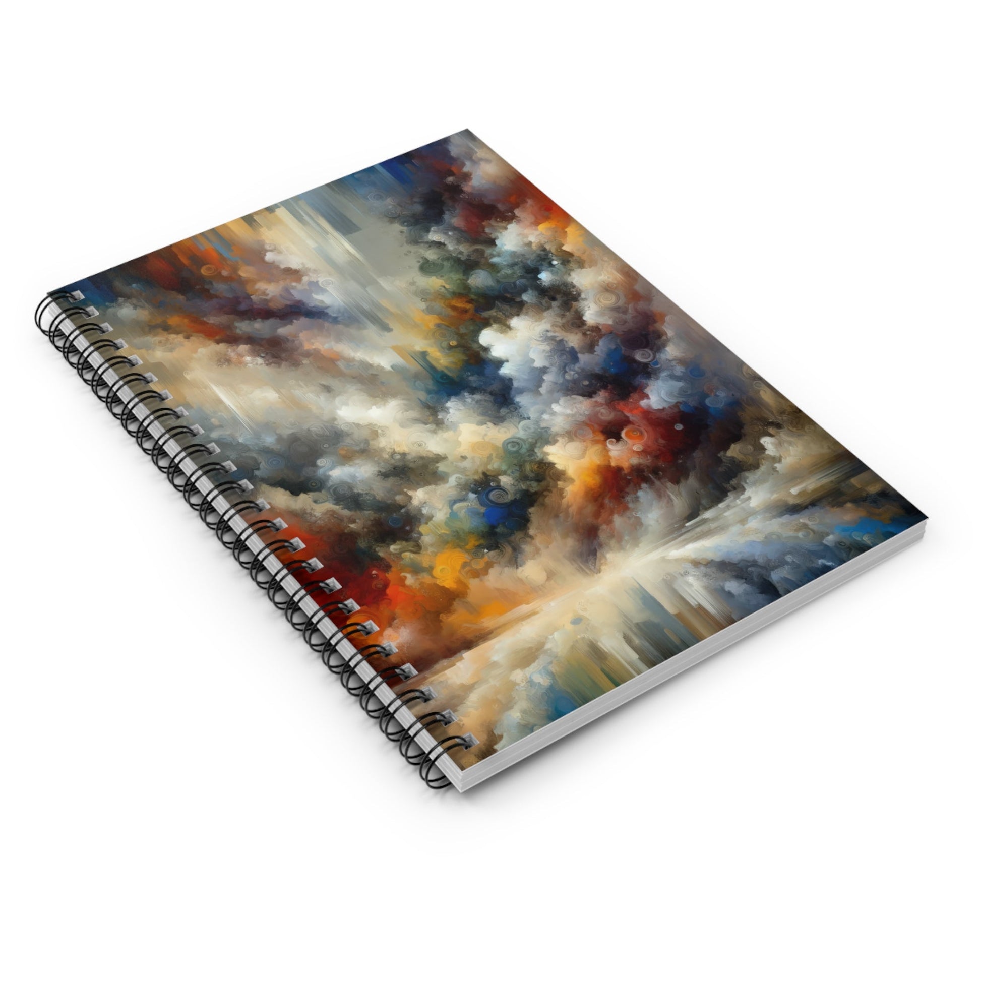 Unspoken Symphony Ethereal Spiral Notebook - Ruled Line - ATUH.ART