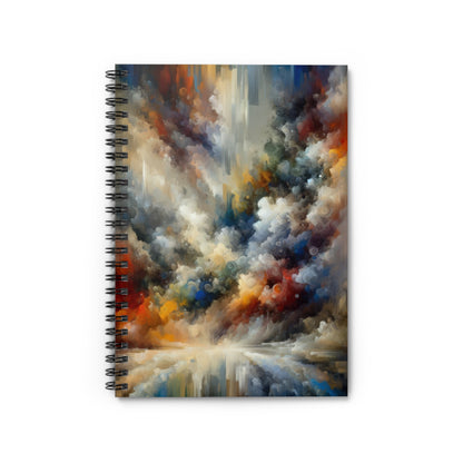 Unspoken Symphony Ethereal Spiral Notebook - Ruled Line - ATUH.ART