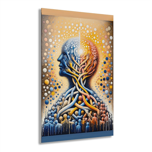 Unveiling Inner Essence Acrylic Prints (French Cleat Hanging) - ATUH.ART