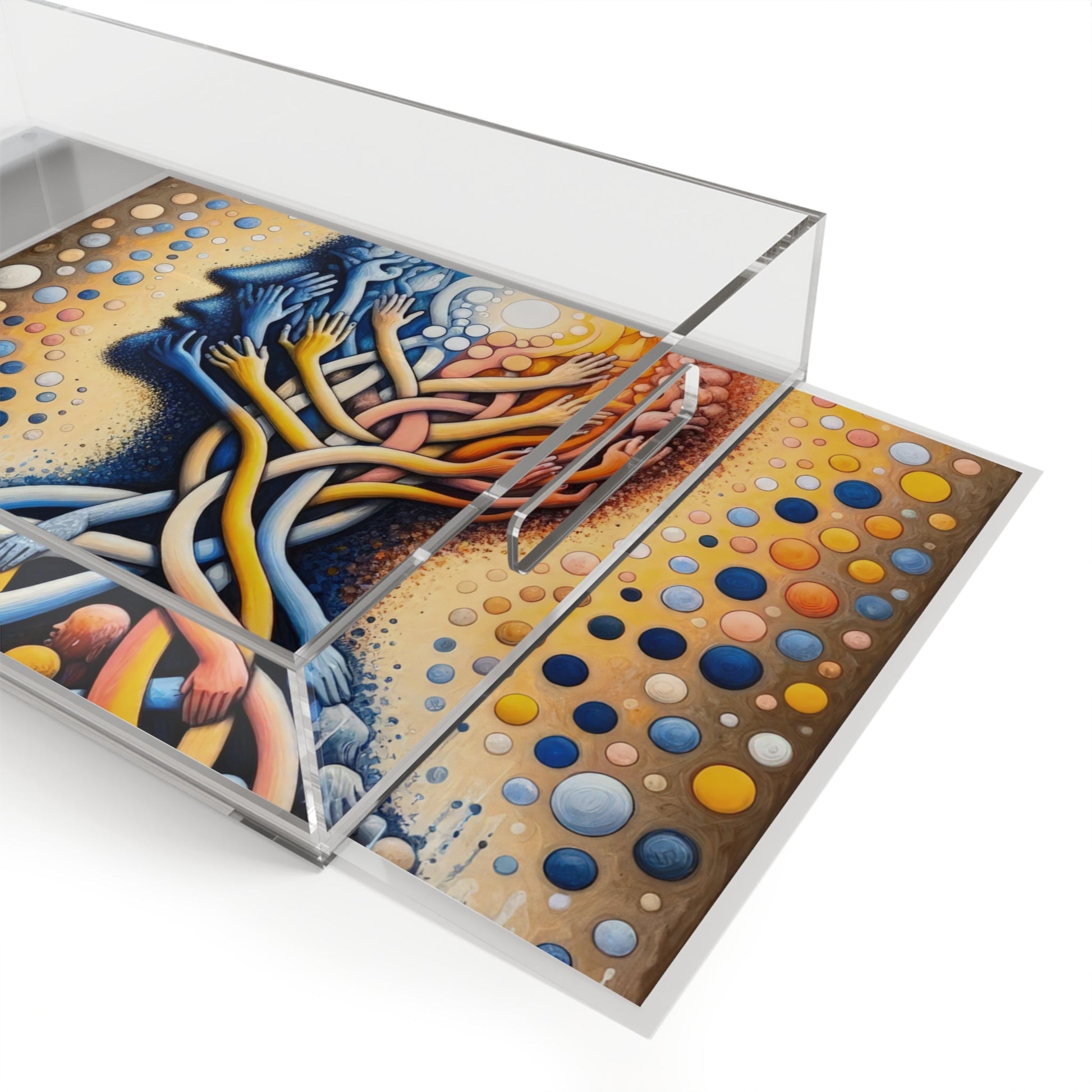 Unveiling Inner Essence Acrylic Serving Tray - ATUH.ART
